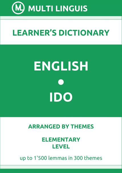 English-Ido (Theme-Arranged Learners Dictionary, Level A1) - Please scroll the page down!